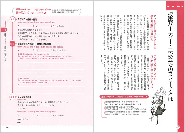 話し方・マナー・演出のコツがわかる 結婚式　短いスピーチ - Image 3
